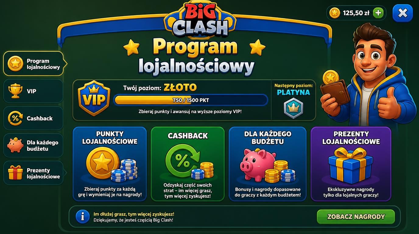 Program lojalnosciowy kasyna BigClash